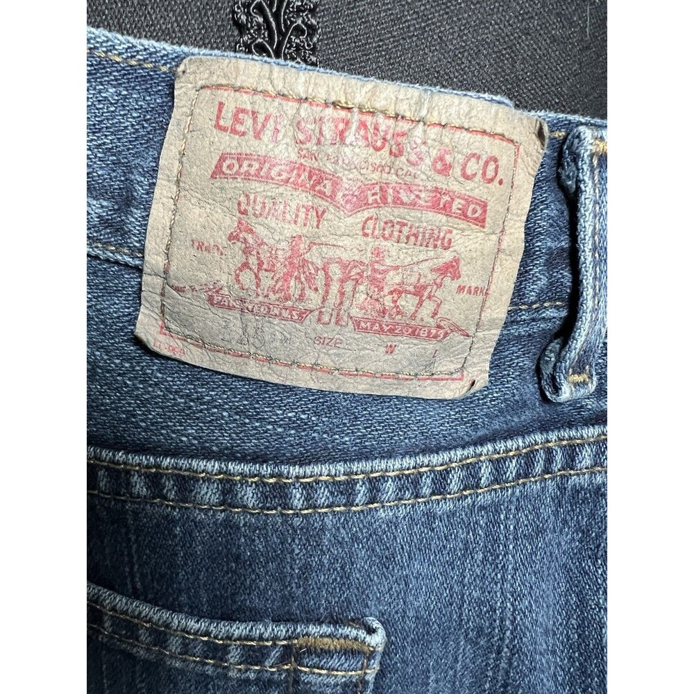 Levi's Women's Boot Cut 515 Jeans Dark Wash Low Rise Size 16 MIS M - Picture 3 of 4